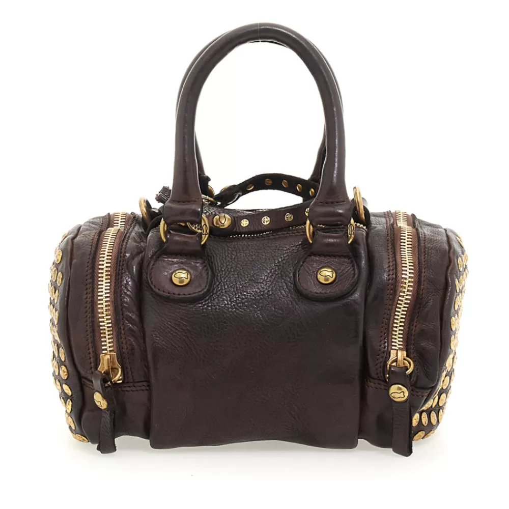 Hot Campomaggi Studs Leather Bags Brown