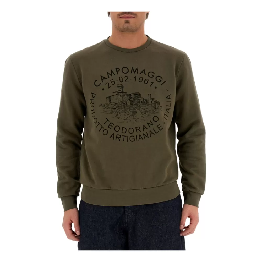 Best Sale Campomaggi Teodorano sweatshirt Green