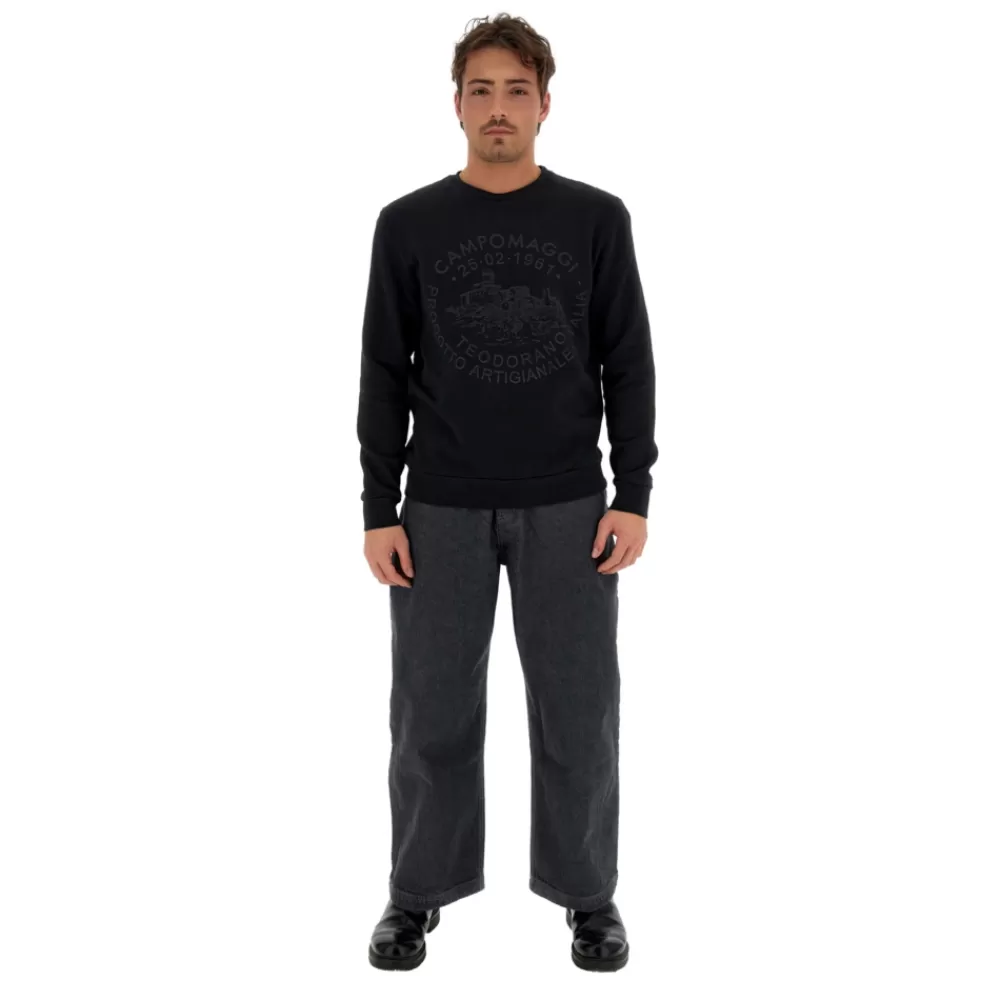 New Campomaggi Teodorano sweatshirt Black