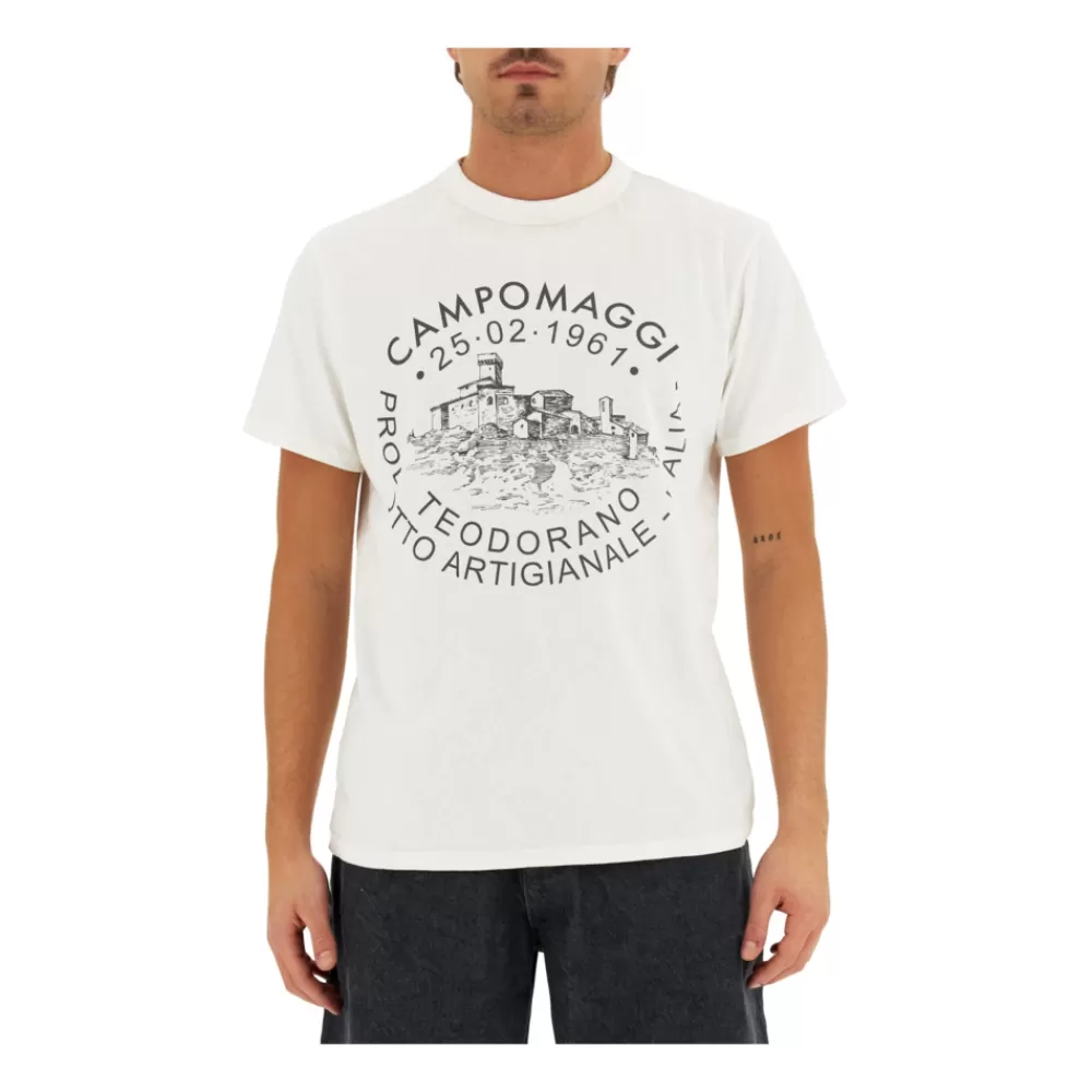 Outlet Campomaggi Teodorano T-shirt White